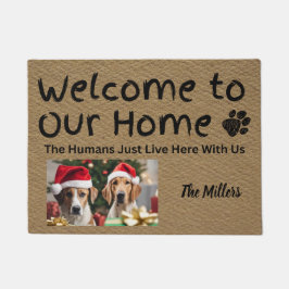 Grappig aangepaste gepersonaliseerde deurmat honde