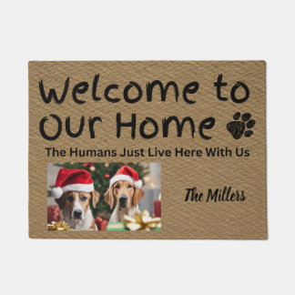 Grappig aangepaste gepersonaliseerde deurmat honde