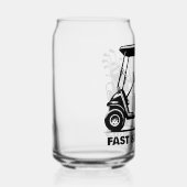 Grappig Aangepaste Golf Winkelwagen Sport Gift geë Blikvorm Glas (Links)