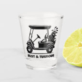 Grappig Aangepaste Golf Winkelwagen Sport Gift geë Shot Glas (Voorkant)
