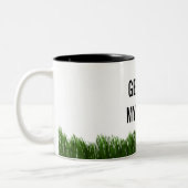 Grappig aangepaste kleur/tekst Haal uit mijn eigen Tweekleurige Koffiemok (Links)