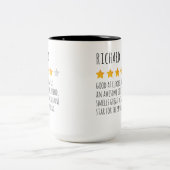 Grappig Aangepaste Naam 5 Sterren Review Mok Gift (Center)