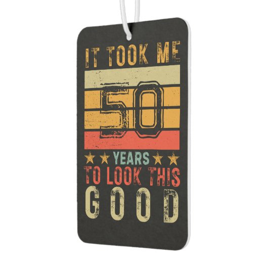 Grappig  aangepaste nummer verjaardagsverjaardag v luchtverfrisser (Links)