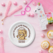 Grappig aangepaste tekst bier papieren bordje (Feest)