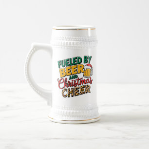 Grappig aangewakkerd kerst juichen bier woordkunst bierpul