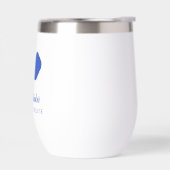 Grappig aangewezen Dinker Custom Pickleball Blauw (Links)