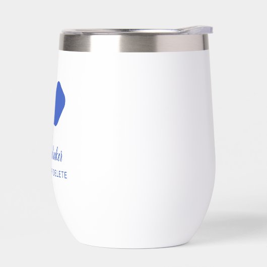 Grappig aangewezen Dinker Custom Pickleball Blauw (Links)