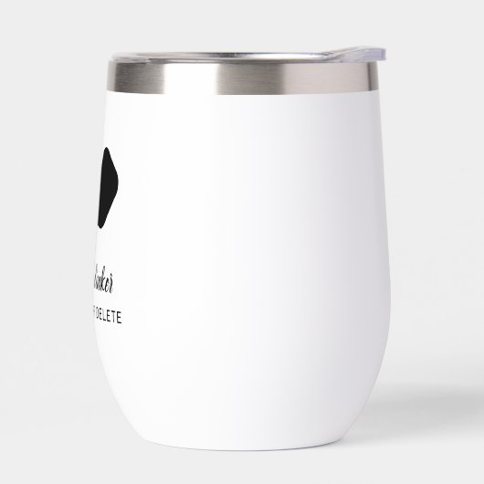 Grappig aangewezen Dinker Custom Pickleball Zwart (Links)