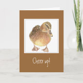 Grappig, aanmoediging, opklapkaart kaart (Voorkant)