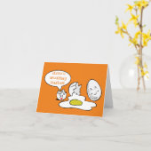 Grappig aanpasbaar kraken Pasen Kaart (Gele Bloem)