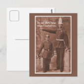 Grappig  aanpasbaar militair briefkaart (Voorkant / Achterkant)