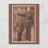 Grappig  aanpasbaar militair briefkaart (Voorkant)