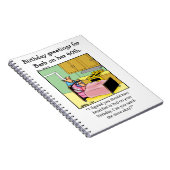 Grappig Aanpassen Verjaardagsfeest Guestbook Notit Notitieboek (Rechterzijde)