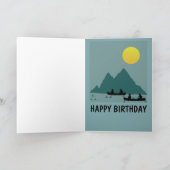 Grappig, aanstootgevend Deliverance thema Verjaard Kaart (Binnen)