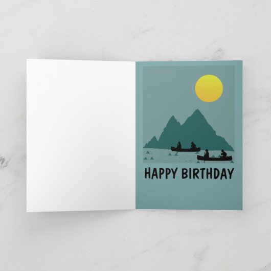 Grappig, aanstootgevend Deliverance thema Verjaard Kaart (Binnen)