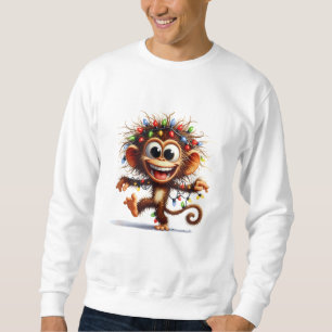 Grappig Aap Kerst Sweatshirt