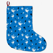 Grappig Aap Kerstmis Stocking Wrapping Paper Grote Kerstsok (Voorkant)