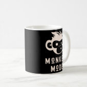 Grappig aap Mode Cool Chimp Wild Primate Animal Koffiemok (Voorkant rechts)
