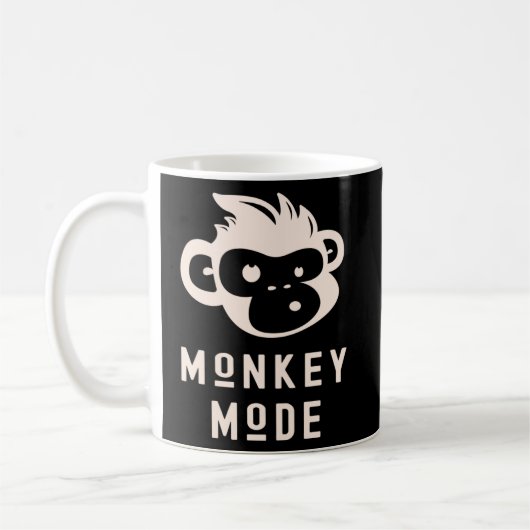 Grappig aap Mode Cool Chimp Wild Primate Animal Koffiemok (Links)