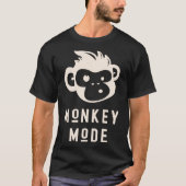 Grappig aap Mode Cool Chimp Wild Primate Animal P T-shirt (Voorkant)