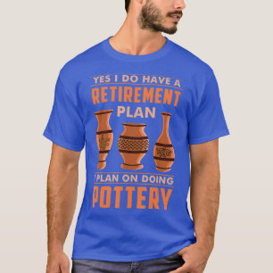 Grappig aardewerk beeldhouwgeschenk aardewerk pens t-shirt