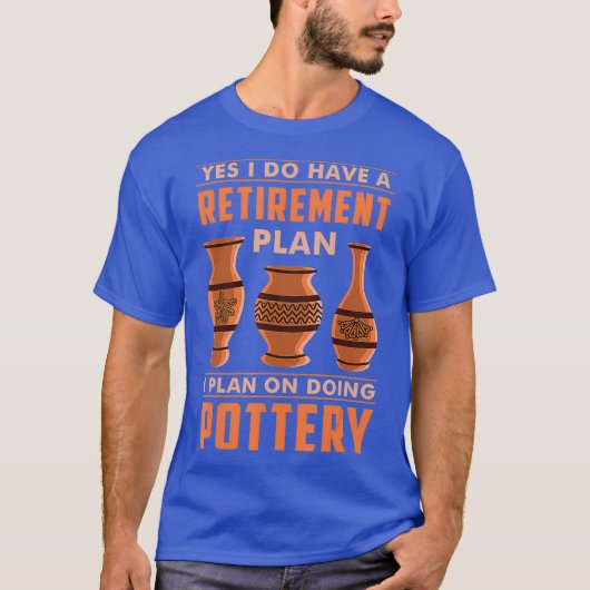 Grappig aardewerk beeldhouwgeschenk aardewerk pens t-shirt (Voorkant)