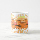 Grappig aardewerk cadeau voor pottenbakker mannen  koffiemok (Center)