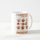 Grappig Aardewerk Koffiemok (Voorkant rechts)