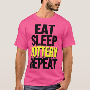 Grappig aardewerk met een laag vermogen om te slap t-shirt