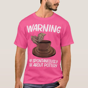 Grappig aardewerk voor potten keramische artistiek t-shirt
