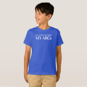 Grappig abcedarian Club lid sinds ... T-shirt (Voorkant volledig)