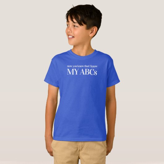 Grappig abcedarian Club lid sinds ... T-shirt (Voorkant volledig)