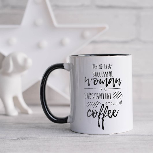 Grappig Achter Elke Vrouw Koffie Mok