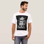 Grappig Ad Body in Progress Typografie T-Shirt Des (Voorkant volledig)