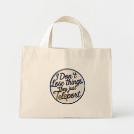 Grappig ADHD-Tas - Neurodivergent Bag, Lost Things Mini Tote Bag