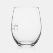 Grappig Adulting Quote Wijnglas Zonder Voet (Links)