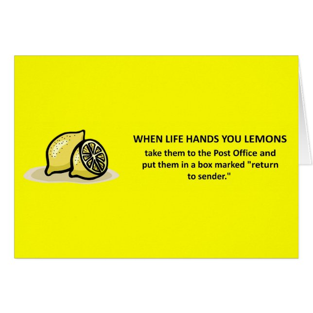 Grappig advies als het leven je parodie geeft (Voorkant Horizontaal)