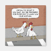 Grappig advies over het passeren van het plein magneet (Voorkant)