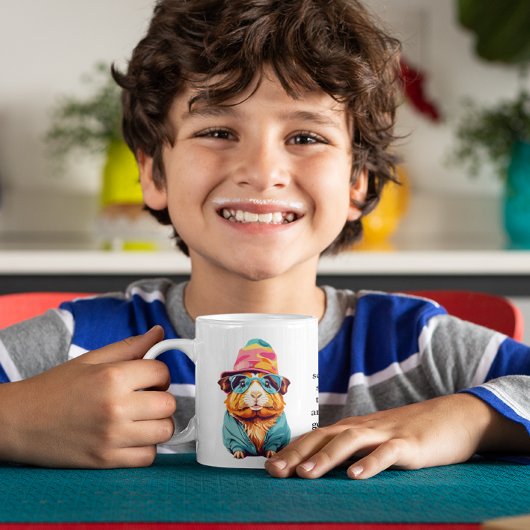 Grappig advies van een cavia mok