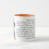 Grappig advies van een hagedis mok (Midden)