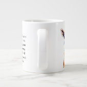 Grappig advies van een kangoeroe grote koffiekop (Achterkant)