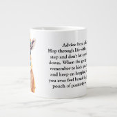 Grappig advies van een kangoeroe grote koffiekop (Voorkant)