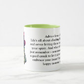 Grappig advies van een kikker mok (Midden)