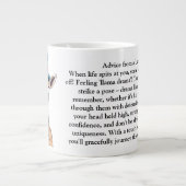 Grappig advies van een lama grote koffiekop (Voorkant)