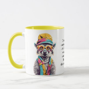Grappig advies van een Lemur Mok