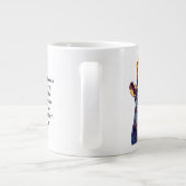 Grappig advies van een nijlpaard grote koffiekop (Achterkant)