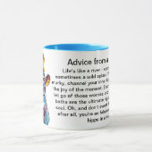 Grappig advies van een nijlpaard mok (Midden)