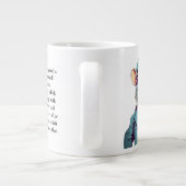 Grappig advies van een rat grote koffiekop (Achterkant)