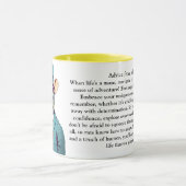 Grappig advies van een rat mok (Midden)