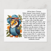 Grappig advies van een Toucan Briefkaart (Voorkant)